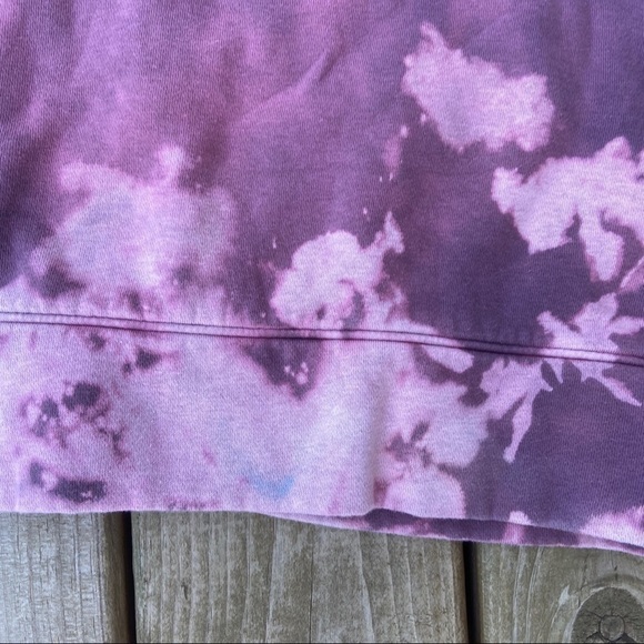 Under Armour purple bleach dyed hoodie Small - Picture 5 of 9